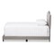 Baxton Studio Emerson Modern Light Grey Upholstered Full Size Bed 136-7445 - alternate 6